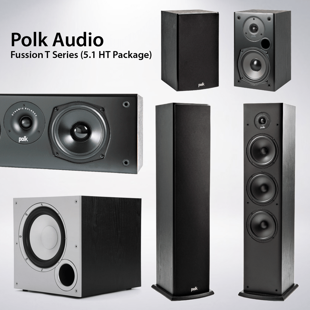 Polk Audio Fusion T-Series 5.1 Channel Home Theater System