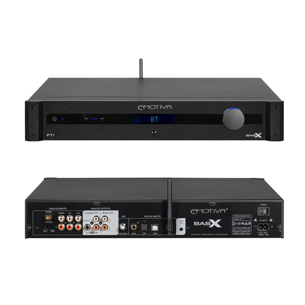 BasX PT1 Stereo Preamplifier/DAC/Tuner