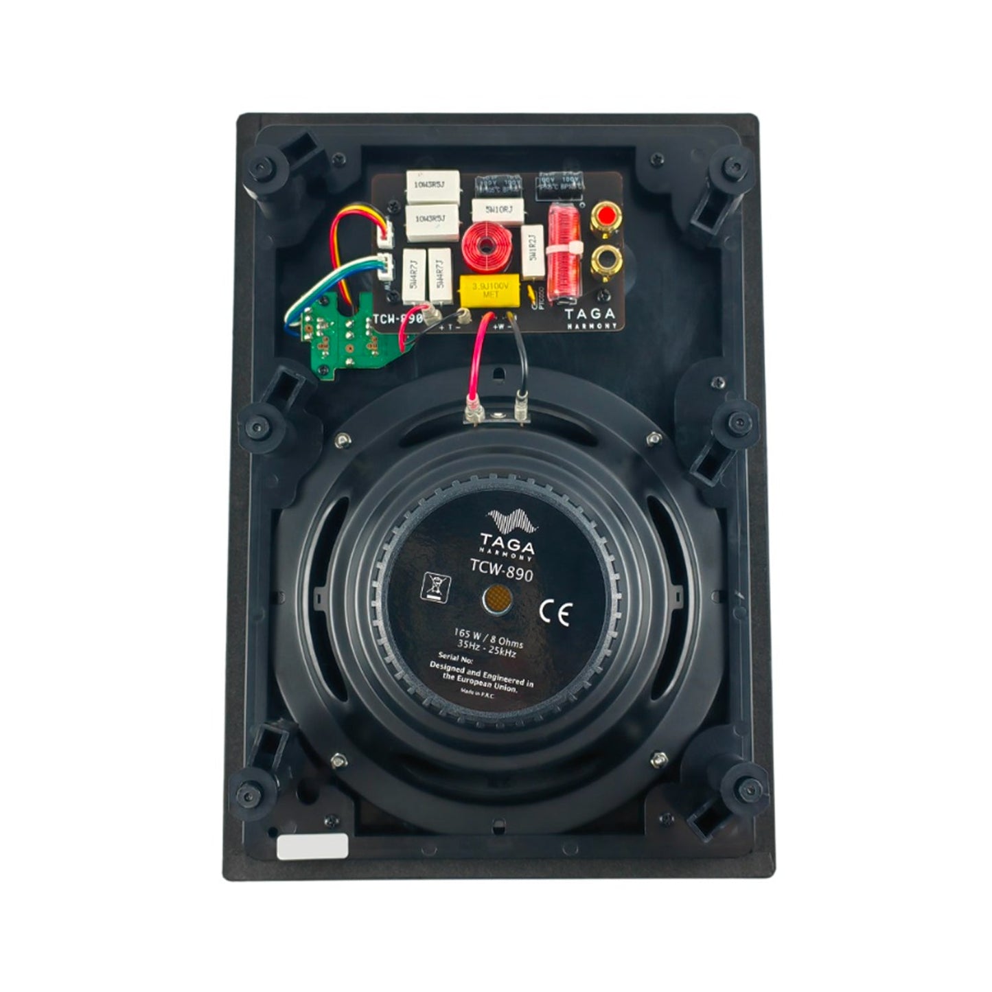 TAGA Harmony TCW-890 – 8 Inches 2-Way In-Wall Speaker