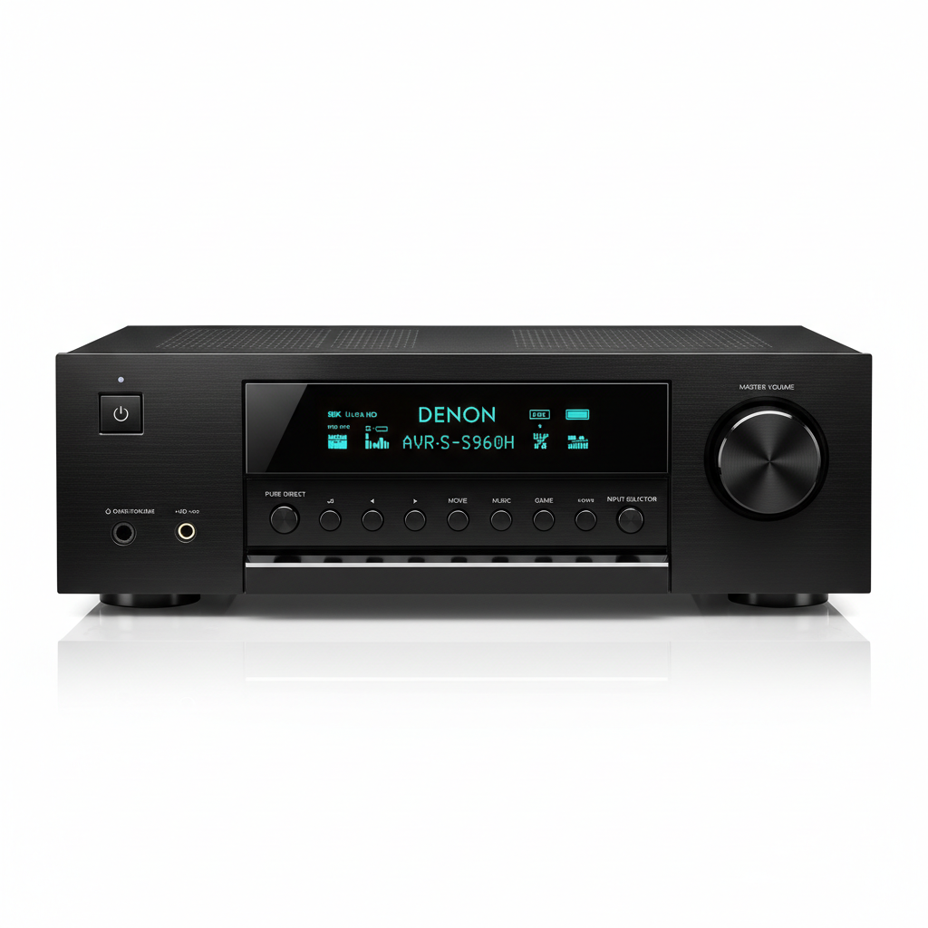 Denon AVR-S960H 7.2 channel 8K Ultra HD AV receiver