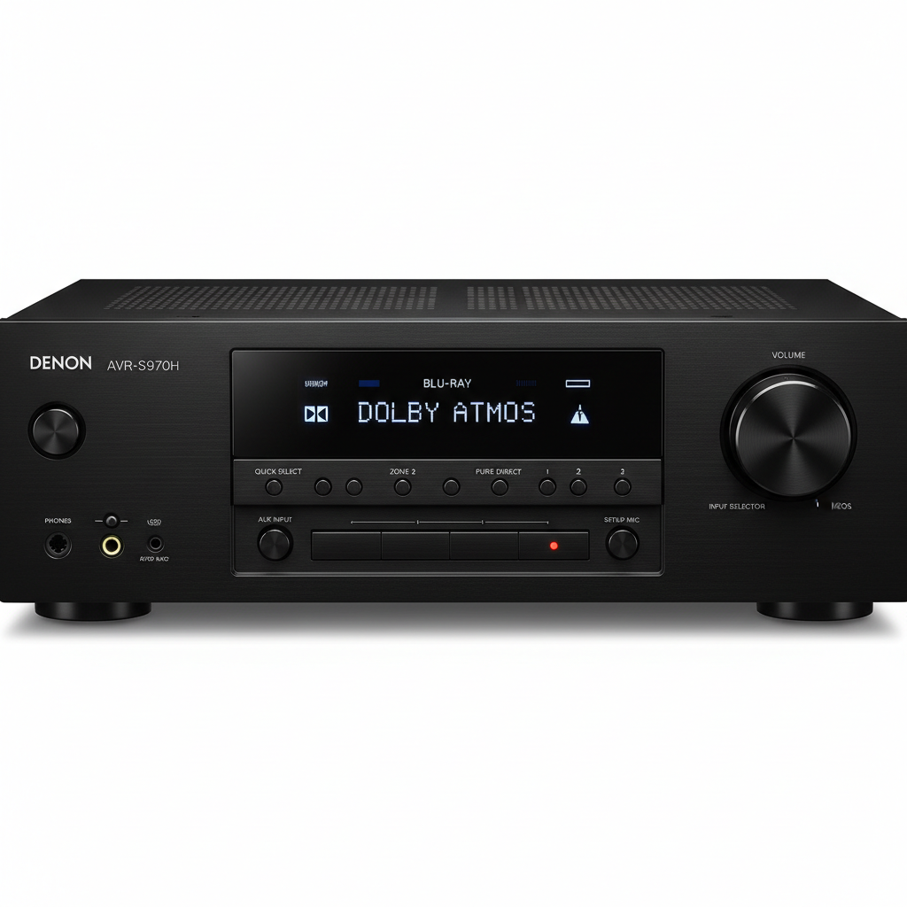 Denon AVR-S970H 8K Video 7.2 Channel Receiver With HEOS Technology