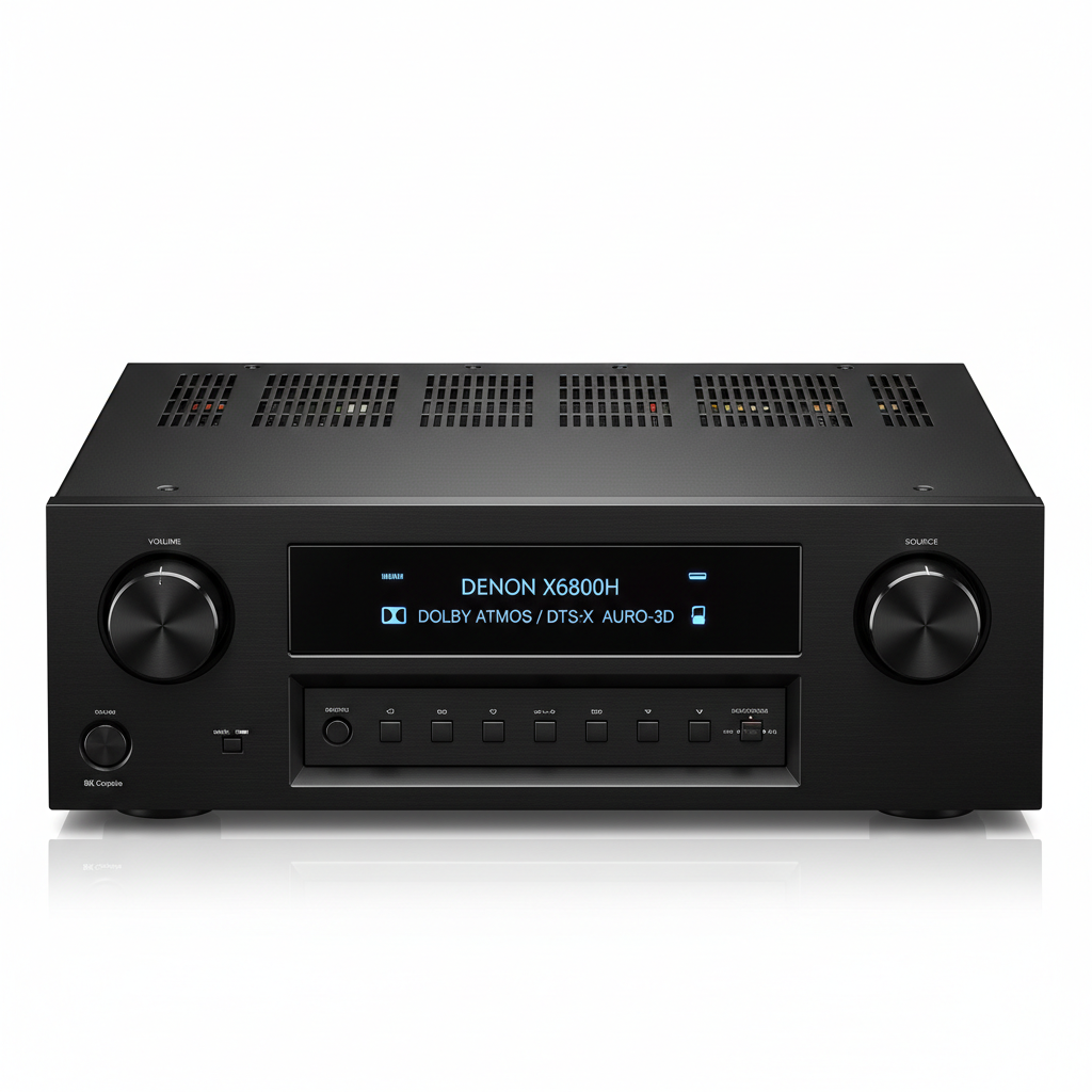 Denon X6800h 11.4 Channel Av Receiver With 8k Video