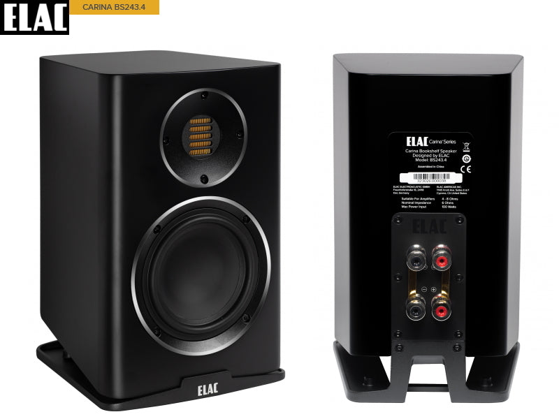 Elac Carina BS243.4 Bookshelf Speakers (Pair)