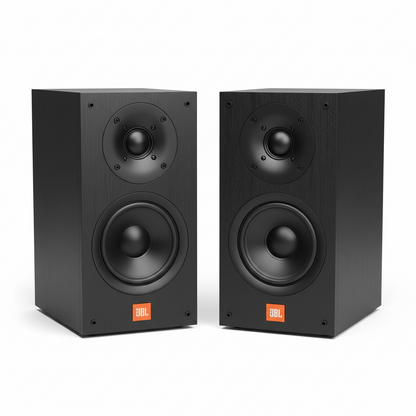 JBL Stage 250B - 2-Way Bookshelf Speaker (Black) (Pair)
