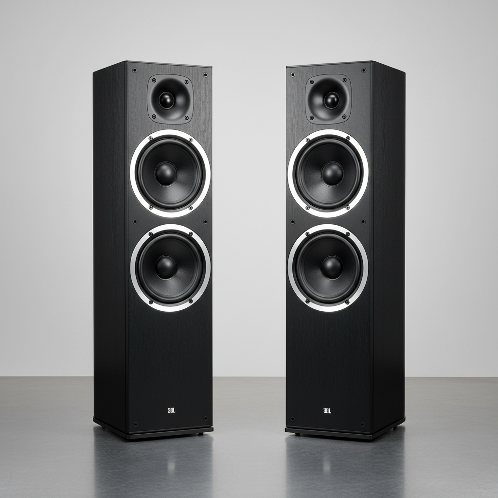 JBL Stage 280F- 2.5 Way Dual 8 Inches Floor Standing Speaker (Pair)