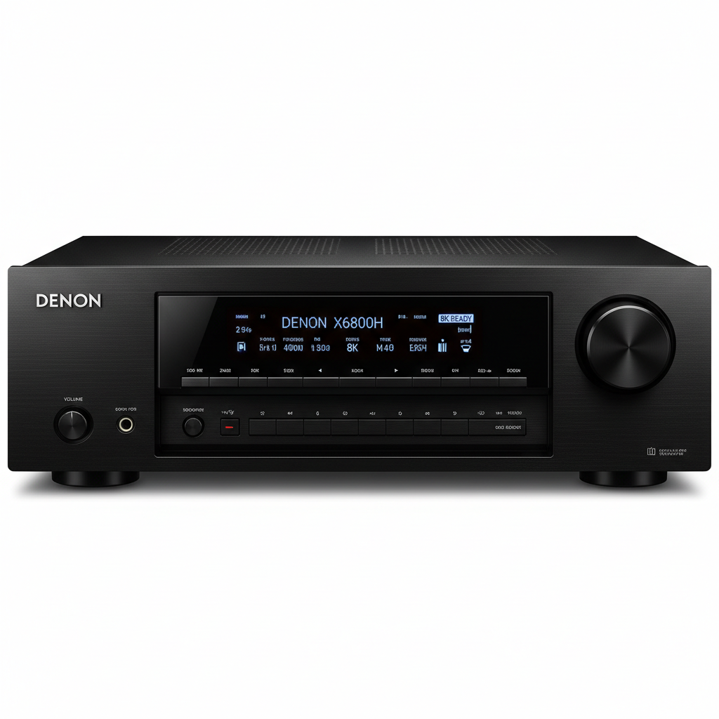 Denon X6800h 11.4 Channel Av Receiver With 8k Video
