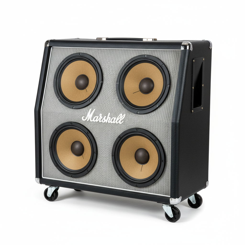 Marshall 1960a 300w 4x12 Guitar Extension Angled Cabinet