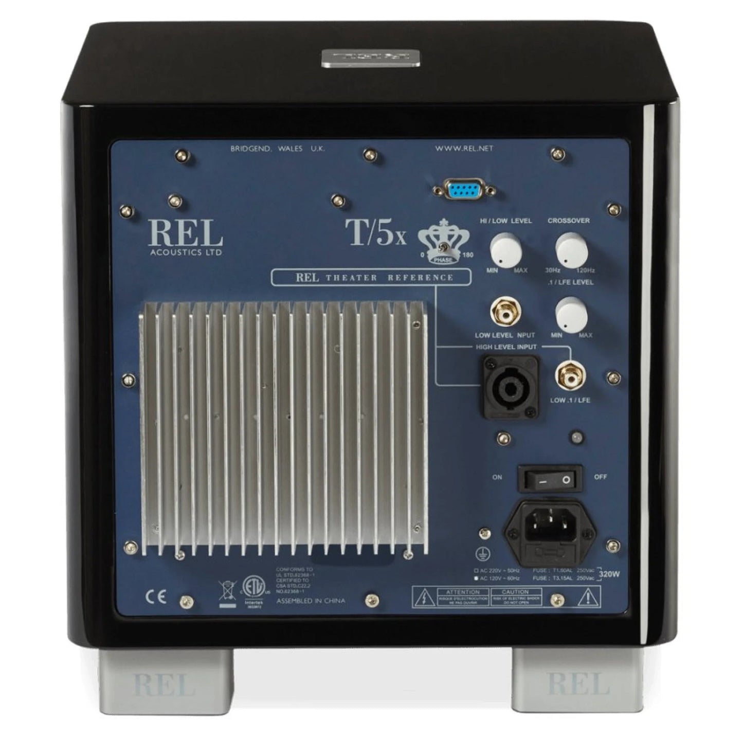 REL T/5x - 8-Inch Powered Subwoofer for Deep and Accurate Bass